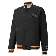 Puma x Randomevent Logo Mens Black Bomber Jacket