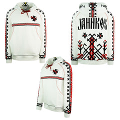 Puma x Jahnkoy Graphic Mens White Hoodie