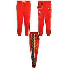 Puma x Jahnkoy Mens Red Track Pants