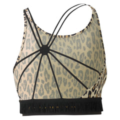 Puma x CO Charlotte Olympia AOP Womens Brown Sports Bra