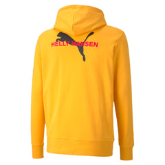 Puma x Helly Hansen Yellow Hooded Mens Graphic Logo Jumper 597149 89