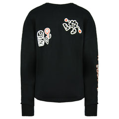 Puma x Mr Doodle Mens Black Sweatshirt