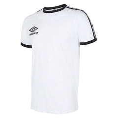 Umbro Ringer Mens White T-Shirt