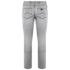 Armani Jeans J06 Slim Fit Mens Light Grey Denim