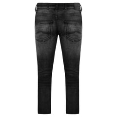 Emporio Armani Regular Fit Mens Washed Black Jeans