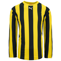Puma V05.06 Striped Kids Black/Yellow Football Top