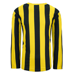 Puma V05.06 Striped Kids Black/Yellow Football Top