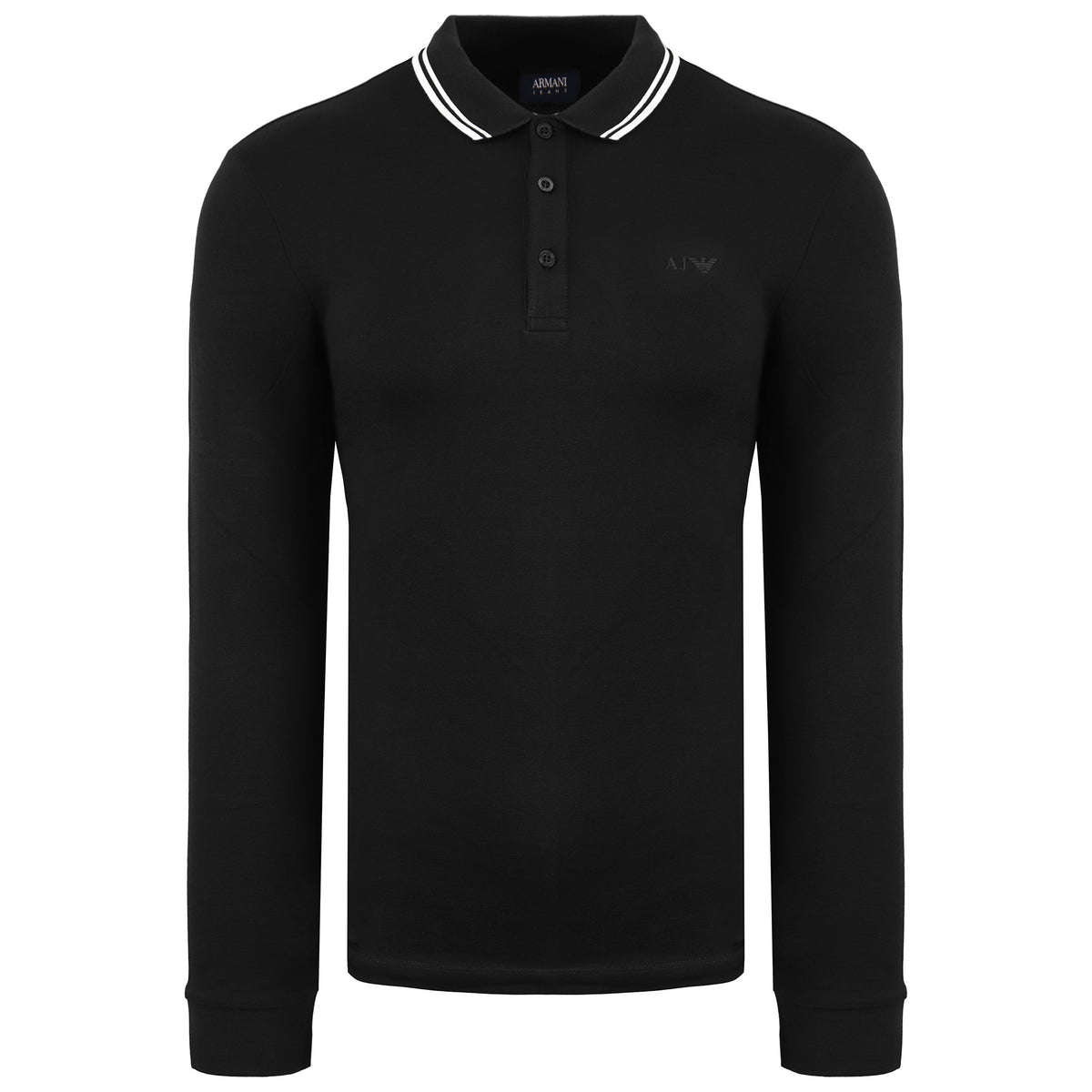 Armani Jeans Mens Black Polo Shirt Sport It First