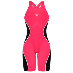 Speedo Fastkin LZR Pure Intent Openback Kneeskin Womens Red Swimwear