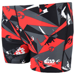 Speedo All Over Print Star Wars Kids Black/Red Jammers