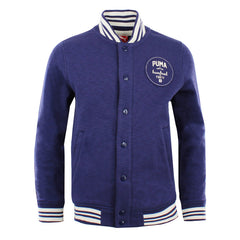 Puma Logo Kids Navy Bomber Jacket