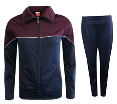 Puma Poly Suit Womens Full Zip Lightweight Tracksuit Polyester Navy 829968 06 M9