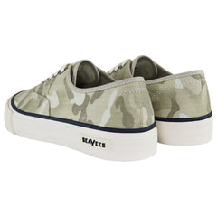 SeaVees Legend Mens Camo Beige Plimsolls
