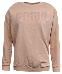 Puma Logo Womens Pink Sweater