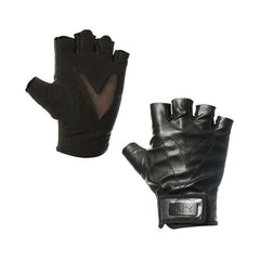 Puma x Selena Gomez Style Womens Black Biker Fingerless Biker Gloves