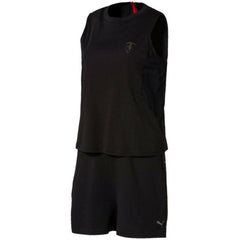 Puma x Scuderia Ferrari Womens Black Jumpsuit