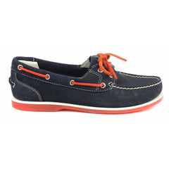 Timberland Amherst 2 Eye Womens Blue Boat Shoes
