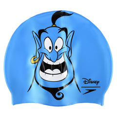 Speedo Disney Aladdin Blue Silicone Swimming Cap
