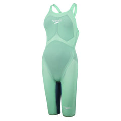 Speedo Fastkin Closedback Kneeskin Womens Green Swimwear