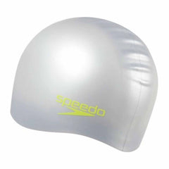Speedo Small Graphic Print Kids Silver Silicon Swimming Cap