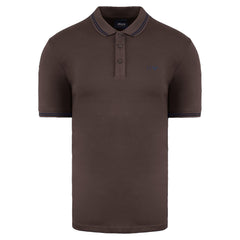 Armani Jeans Mens Brown Polo Shirt