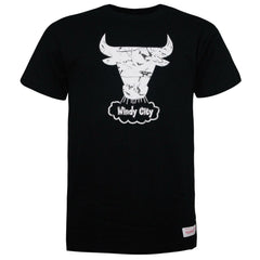 Mitchell & Ness Marble Chicago Bulls Mens T-Shirt