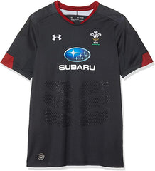Under Armour Welsh Rugby Union WRU Kids Black Top