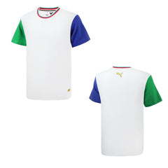 Puma x Chinatown Market Colourblock Mens White T-Shirt