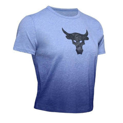 Under Armour x Project Rock Womens Blue Crop Top