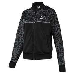 Puma Logo Womens Black Track Jacket