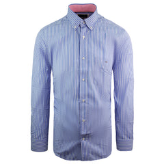 Eden Park Paris Regular Mens Blue Oxford Shirt