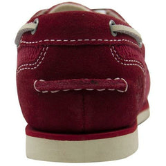 Timberland Classic 2Eye Womens Red Boat Shoes