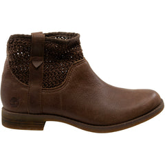 Timberland Savin Hill Open Weave Womens Brown Ankle Boots