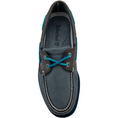 Timberland Classic 2 Eye Mens Blue Boat Shoes