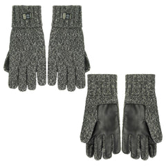Timberland Wool Mens Dark Grey Gloves
