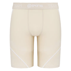 Skins DNAmic Mens Natural Beige Compression Shorts