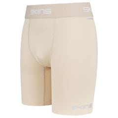Skins DNAmic Force Mens Natural Beige Compression Shorts