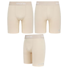 Skins DNAmic Force Mens Natural Beige Compression Shorts