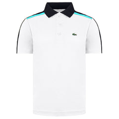 Lacoste Logo Kids White Polo Shirt