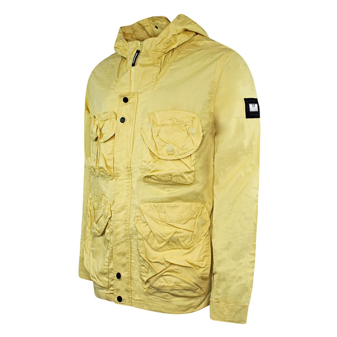 Weekend Offender Zip Up Butter Milk Mens Cotoca Jacket JKSS2207 BUTTER