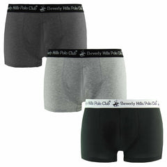 Beverly Hills Polo Club Mens 3-Pack Trunks