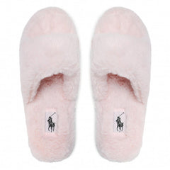 Ralph Lauren Fur Slide Womens Pink Slippers