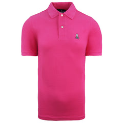 Psycho Bunny by Robert Godley Mens Pink Polo Shirt