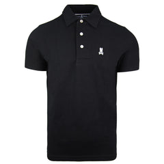 Psycho Bunny Mens Black Polo Shirt