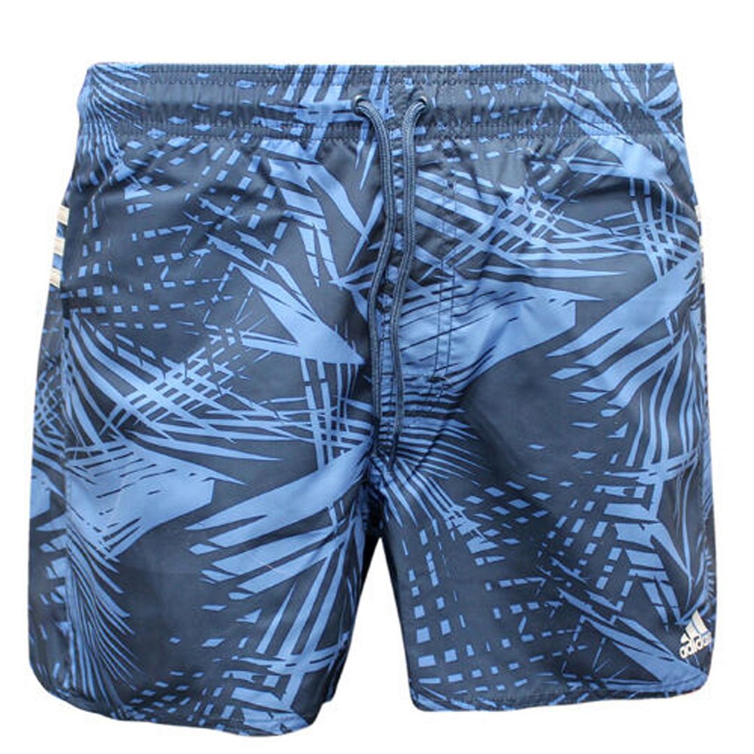Adidas Printed Mens Blue Swim Shorts Sport It First