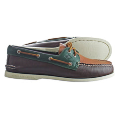 Sperry A/0 2-Eye Tri Mens Brown Boat Shoes