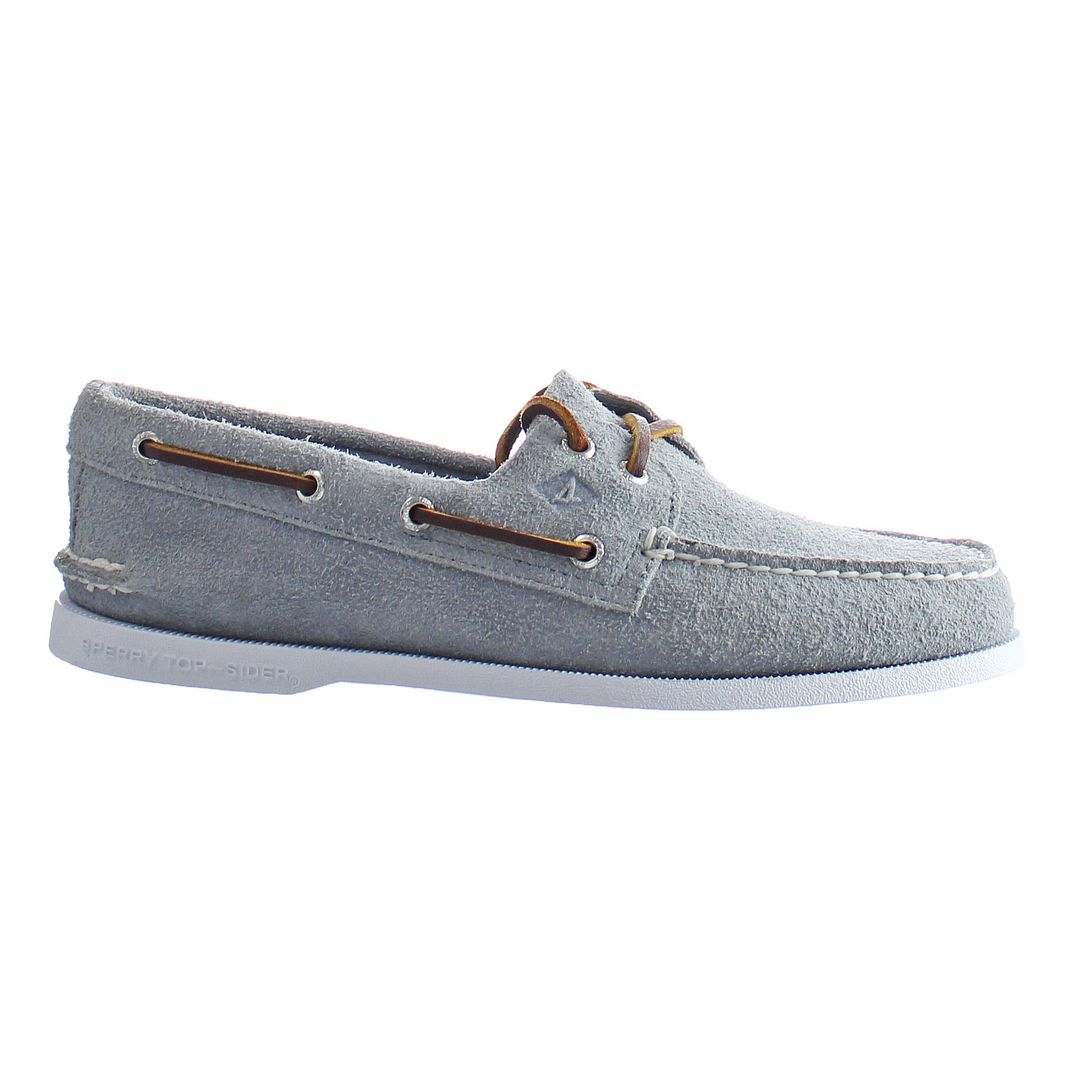 Sperry A/0 2-Eye Mens Grey Boat Shoes - Main Image