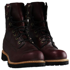 Timberland 8inch Mens Dark Red Boots