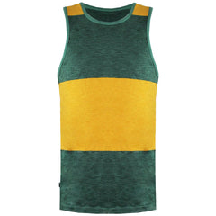 Vans Off The Wall Mens Green/Yellow Vest