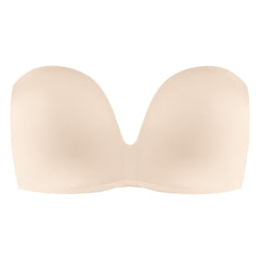 Wonderbra Ultimate Strapless Womens Cream Push-Up Bra